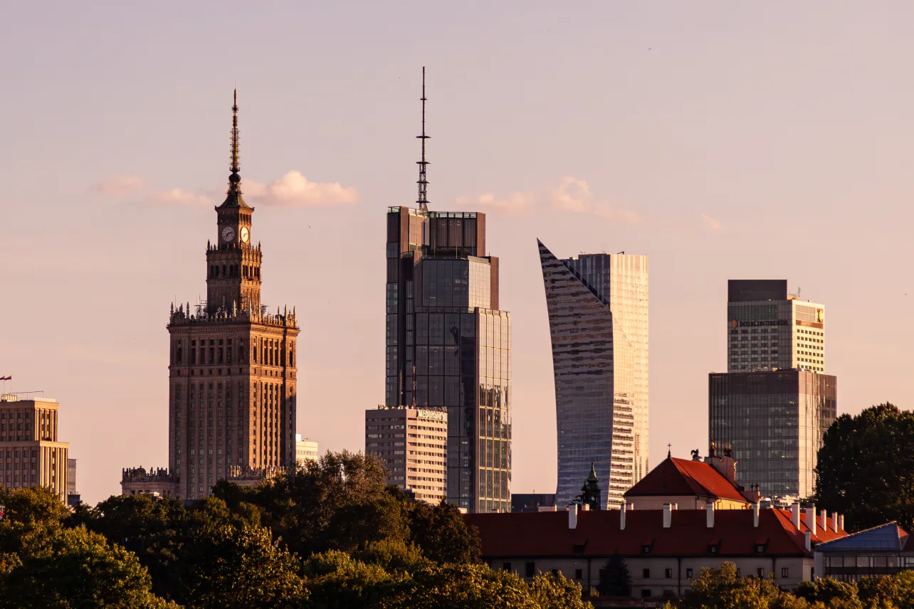 The city of Warsaw